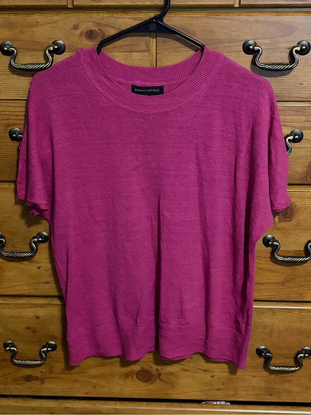 Banana Republic Women's Crewneck Sweater - Fuchsia Pink